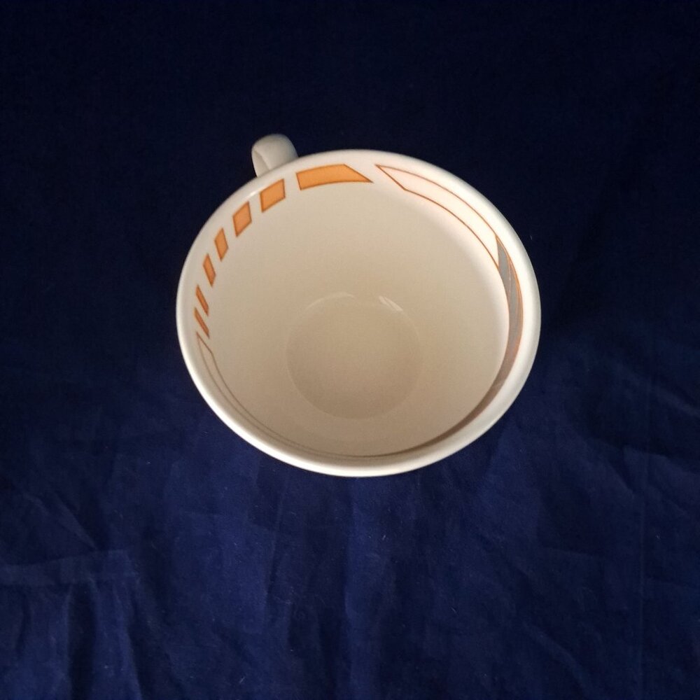Vintage Syracuse China Geometric Pattern Coffee Cup